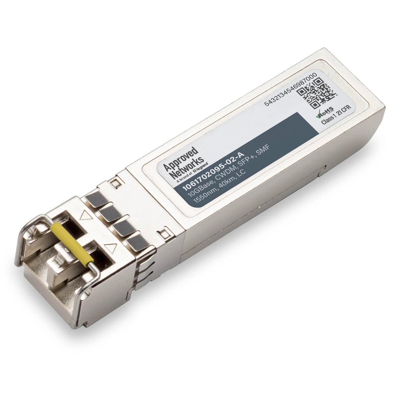 LEGRAND - APPROVED 1061702095-02-A network transceiver module Fiber optic 10 Mbit/s SFP+ 1550 nm