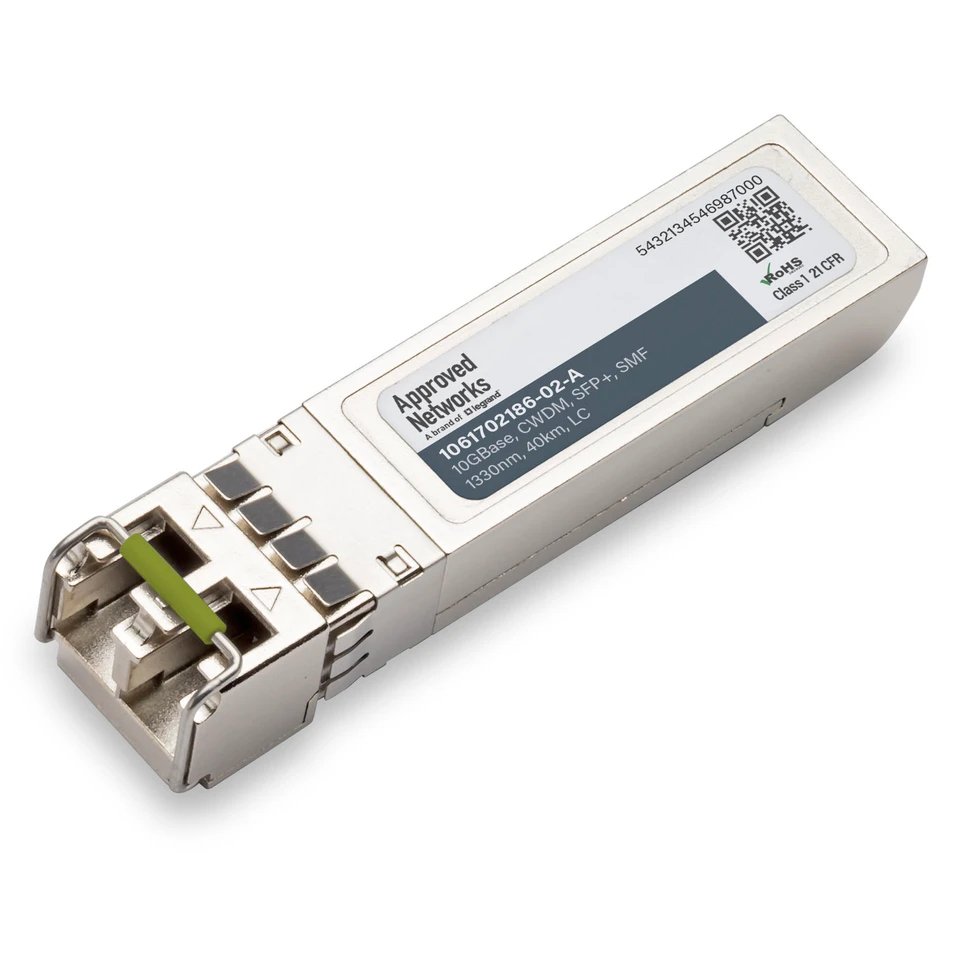 LEGRAND - APPROVED 1061702186-02-A network transceiver module Fiber optic 10 Mbit/s SFP+ 1330 nm