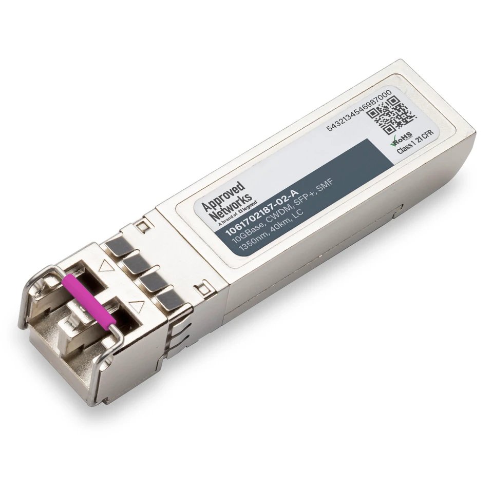 LEGRAND - APPROVED 1061702187-02-A network transceiver module Fiber optic 10 Mbit/s SFP+ 1350 nm