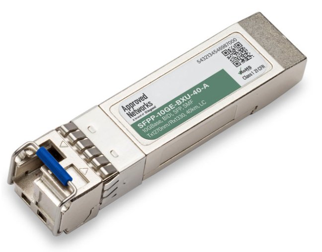 LEGRAND - APPROVED 10G-SFPP-BXU-40-A network transceiver module Fiber optic 10000 Mbit/s SFP+