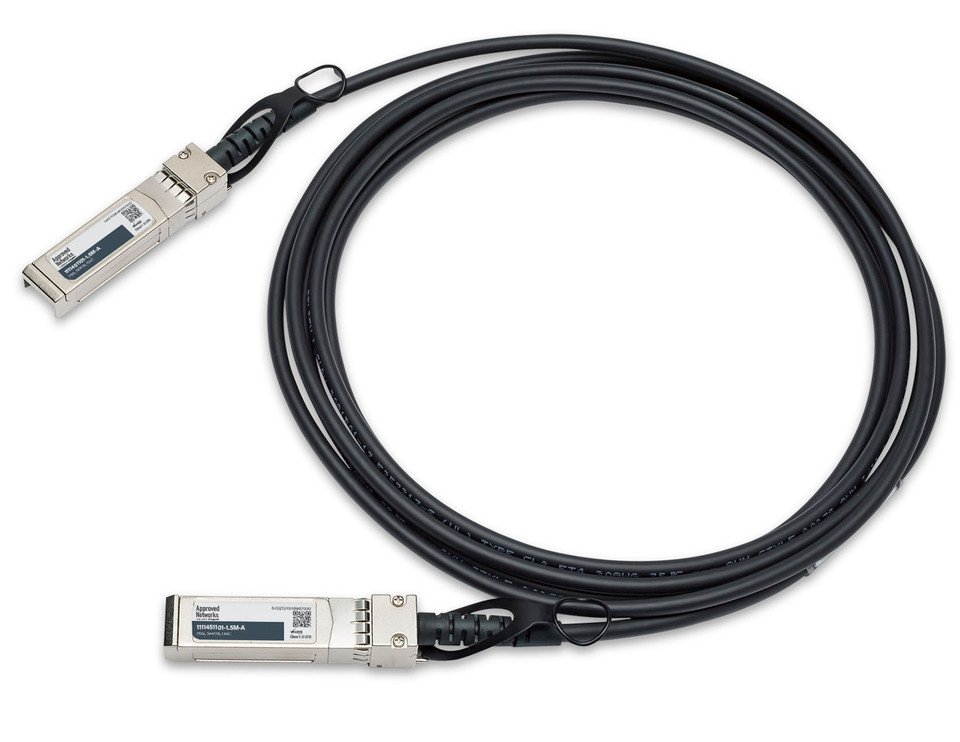 LEGRAND - APPROVED SFP-25GB-DACP InfiniBand/fibre optic cable 1.5 m SFP28 DAC Black 1111451101-1.5M-A