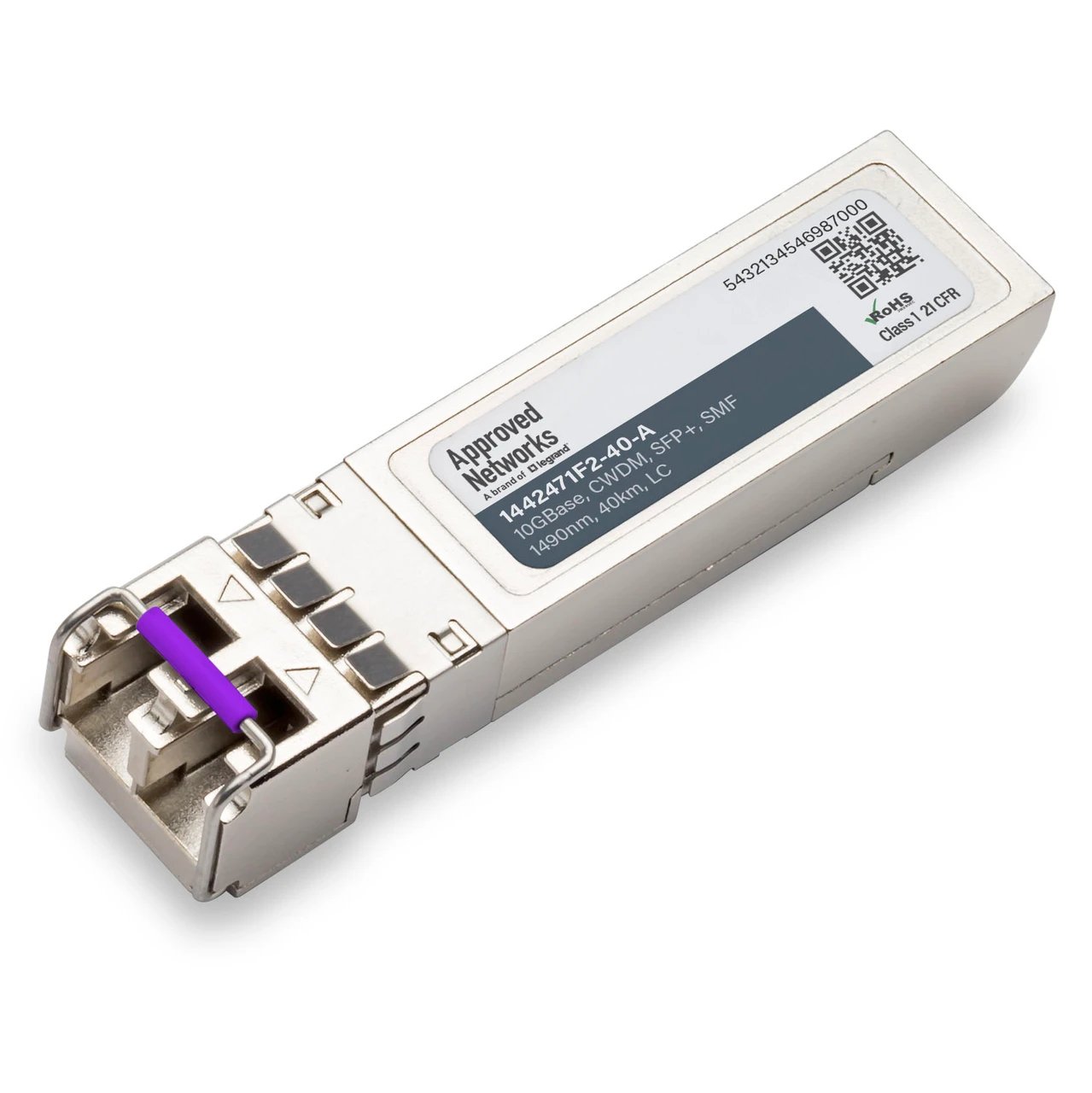 LEGRAND - APPROVED 1442471F2-40-A network transceiver module Fiber optic 10 Mbit/s SFP+ 1490 nm