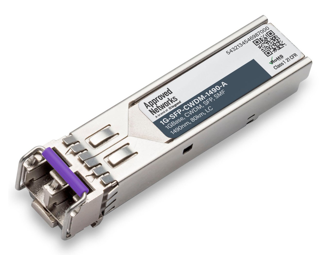 LEGRAND - APPROVED 1G-SFP-CWDM-1490-A network transceiver module Fiber optic 1250 Mbit/s 1490 nm