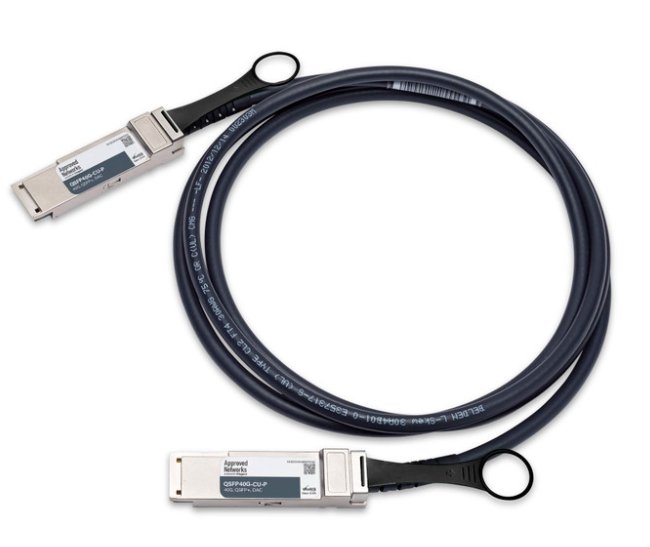 LEGRAND - APPROVED 603020000-A InfiniBand/fibre optic cable 0.5 m QSFP+ DAC Silver, Black