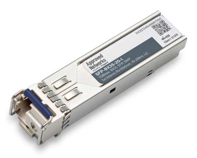 LEGRAND - APPROVED AN-SFP-BX35-20-I network transceiver module Fiber optic 1000 Mbit/s