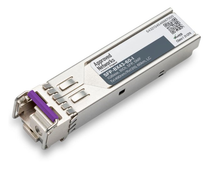 LEGRAND - APPROVED AN-SFP-BX43-60-I network transceiver module Fiber optic 1000 Mbit/s