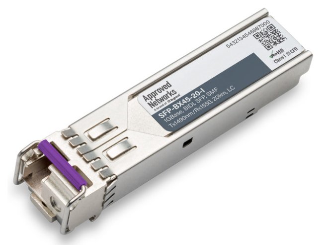 LEGRAND - APPROVED AN-SFP-BX45-20-I network transceiver module Fiber optic 1000 Mbit/s