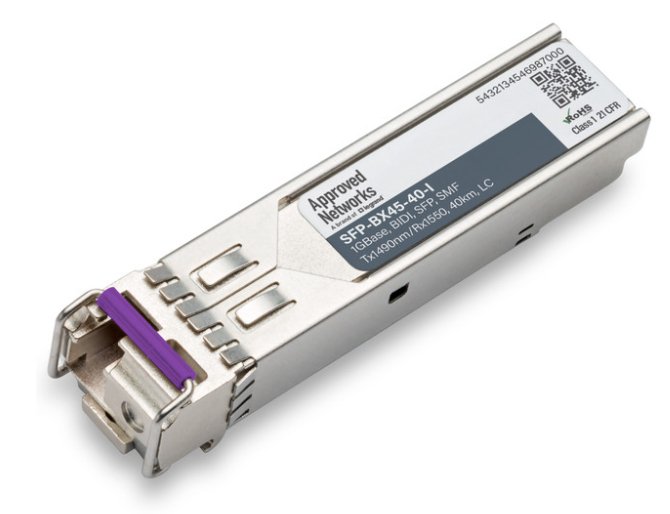 LEGRAND - APPROVED LN-SFP-BX45-40-I network transceiver module Fiber optic 1000 Mbit/s AN-SFP-BX45-40-I