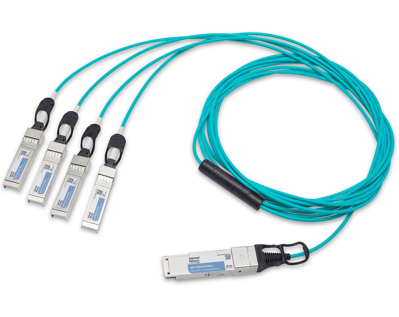 LEGRAND - APPROVED AOC-40G-Q-S-4M-A InfiniBand/fibre optic cable QSFP+ 4x Aqua colour