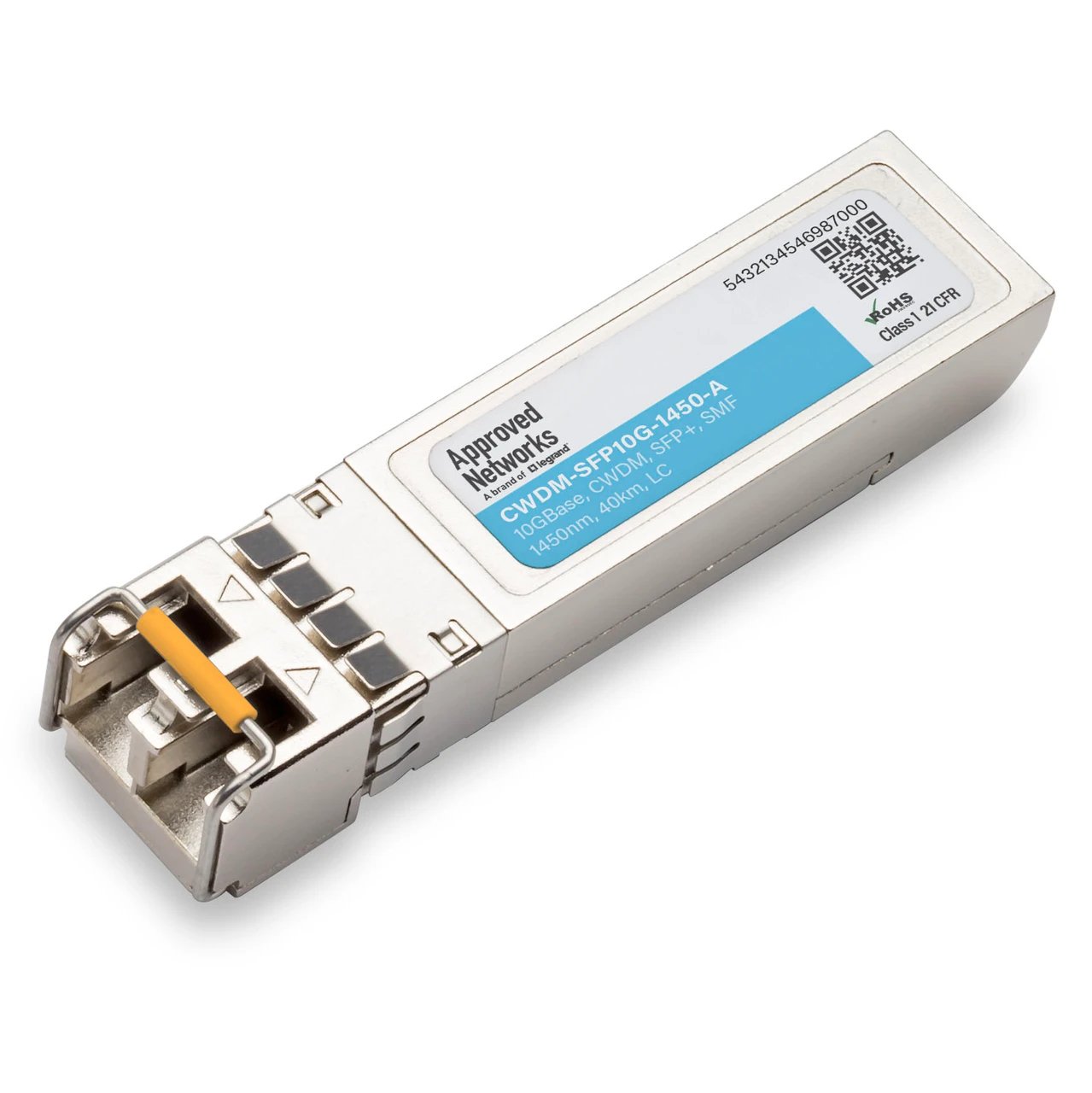 LEGRAND - APPROVED CWDM-SFP10G-1450-A network transceiver module Fiber optic 10 Mbit/s SFP+ 1450 nm