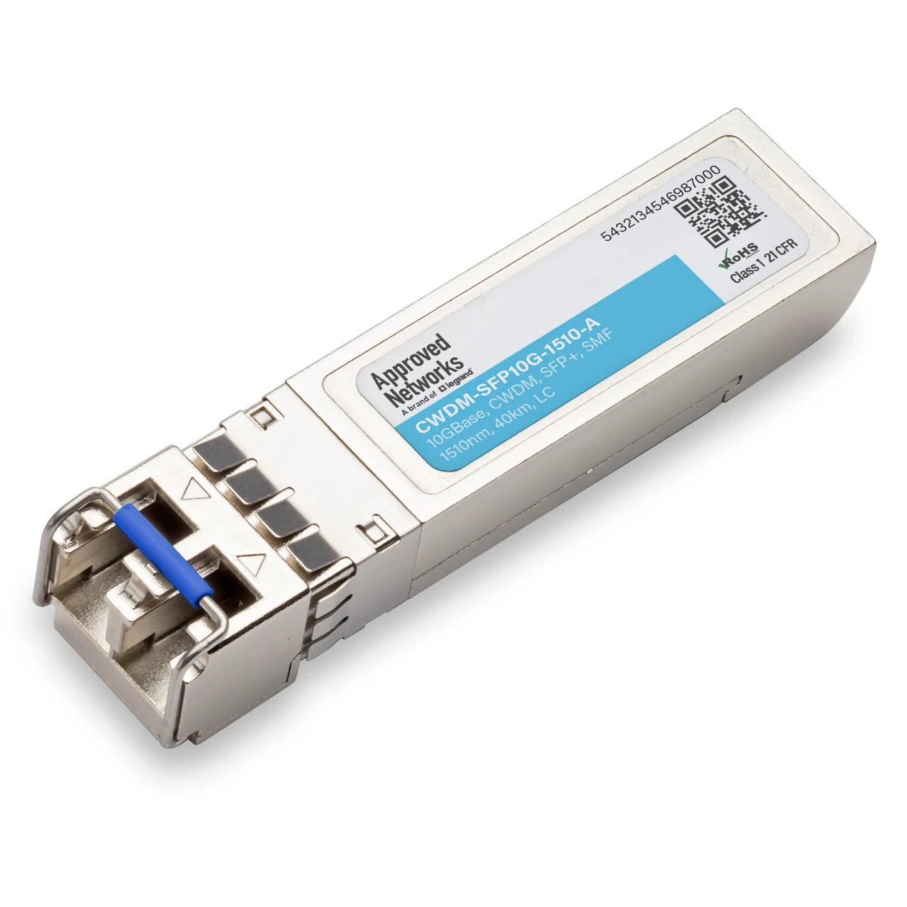 LEGRAND - APPROVED CWDM-SFP10G-1510-A network transceiver module Fiber optic 10 Mbit/s SFP+ 1510 nm