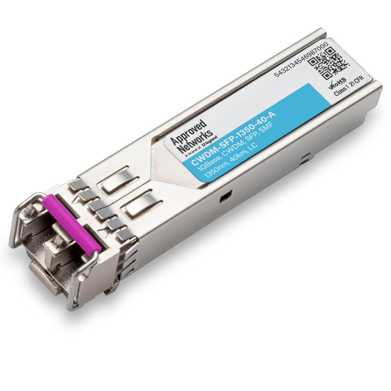 LEGRAND - APPROVED CWDM-SFP-1350-40-A network transceiver module Fiber optic 1250 Mbit/s 1350 nm
