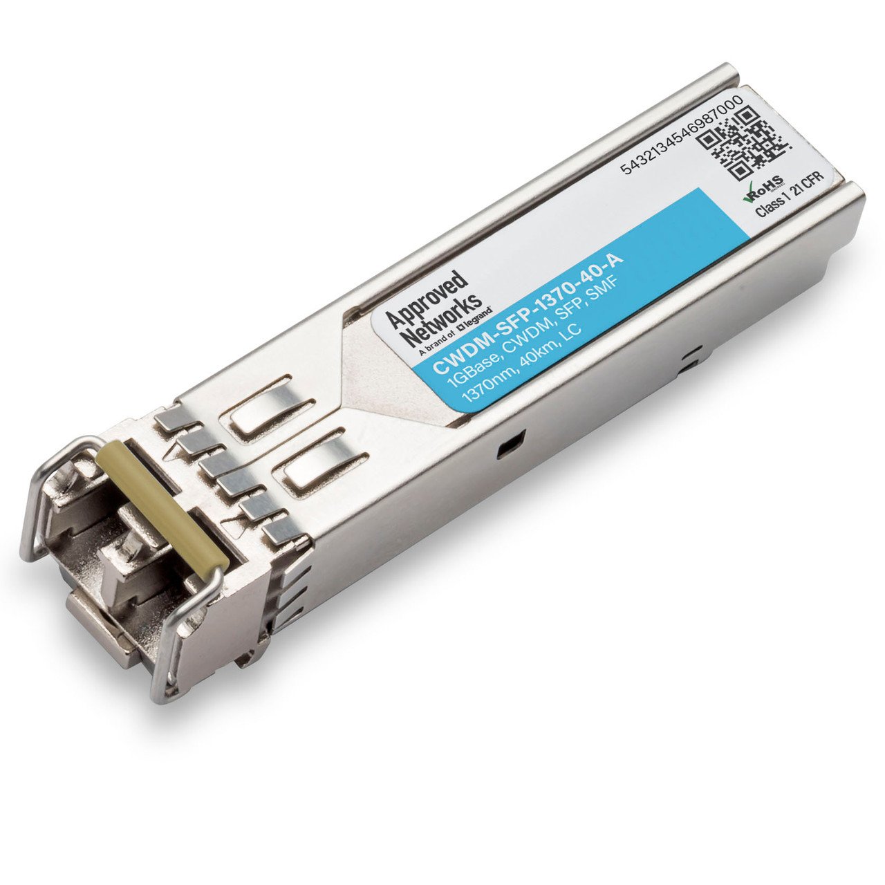 LEGRAND - APPROVED CWDM-SFP-1370-40-A network transceiver module Fiber optic 1250 Mbit/s 1370 nm