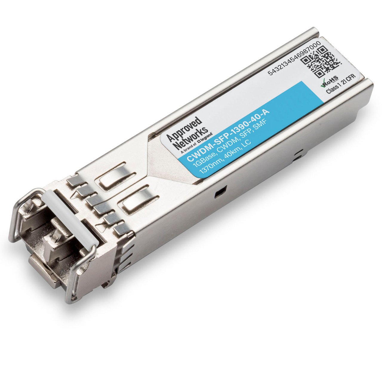 LEGRAND - APPROVED CWDM-SFP-1390-40-A network transceiver module Fiber optic 1250 Mbit/s 1390 nm