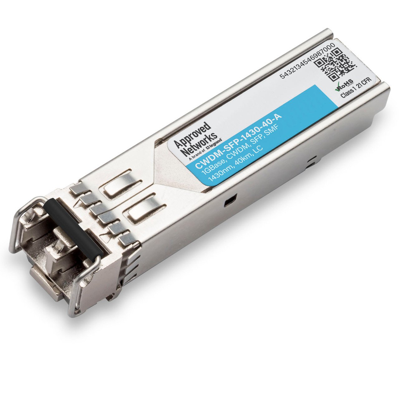 LEGRAND - APPROVED CWDM-SFP-1430-40-A network transceiver module Fiber optic 1250 Mbit/s 1430 nm