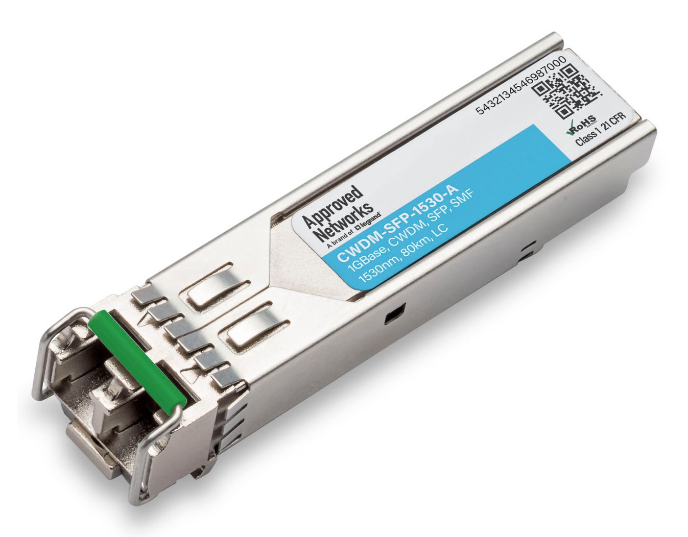 LEGRAND - APPROVED CWDM-SFP-1530-A network transceiver module Fiber optic 1250 Mbit/s 1530 nm