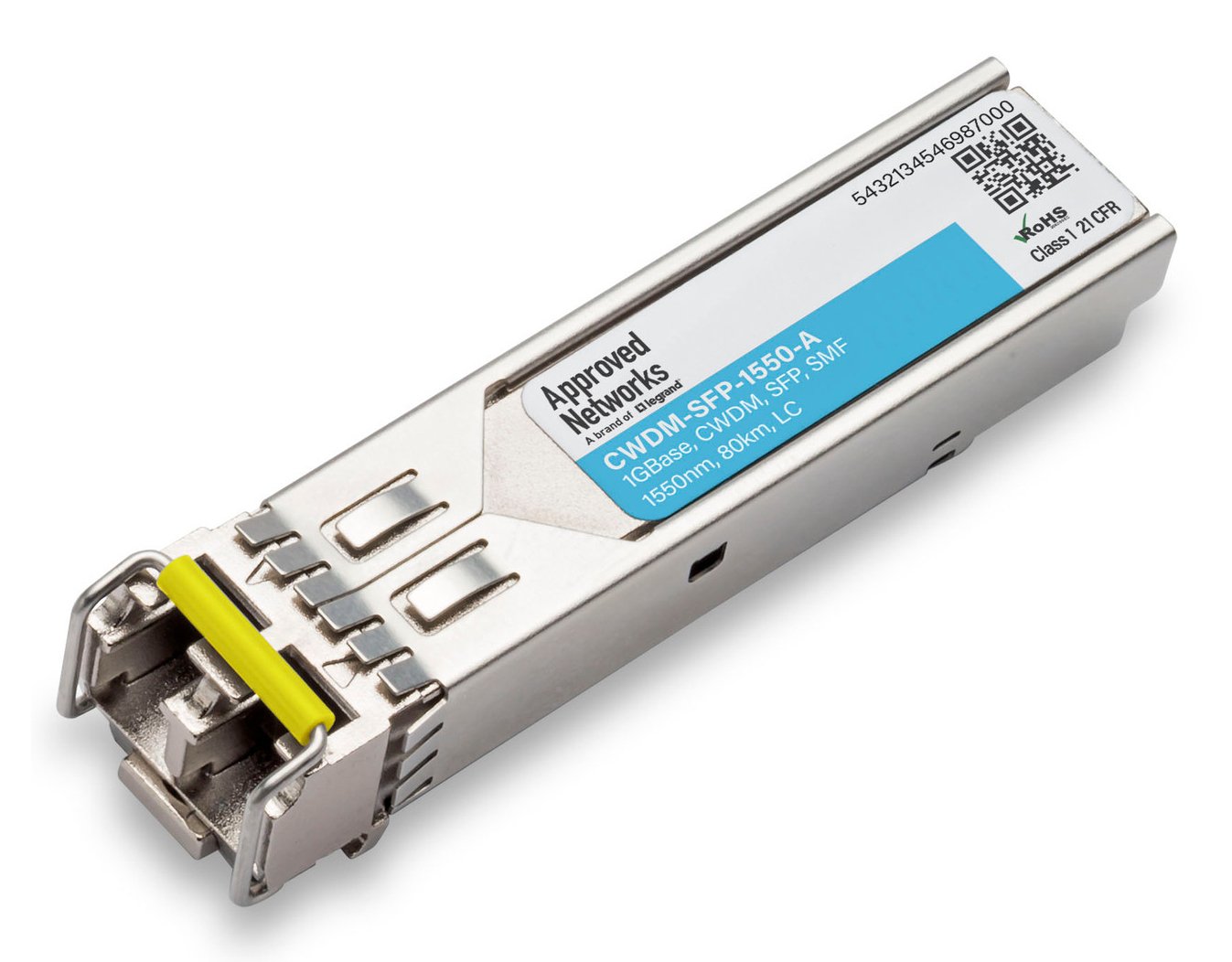 LEGRAND - APPROVED CWDM-SFP-1550-A network transceiver module Fiber optic 1250 Mbit/s 1550 nm