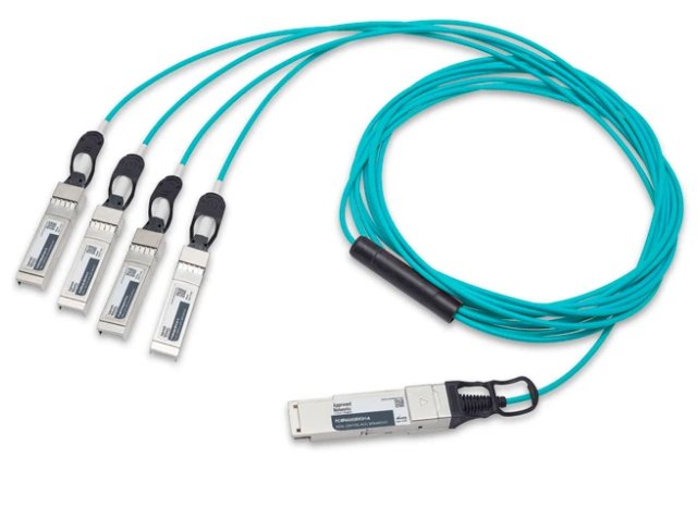 LEGRAND - APPROVED FCBN525QE1C02-A InfiniBand/fibre optic cable 2 m QSFP28 4x SFP28 AOC Aqua colour