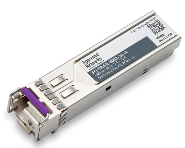 LEGRAND - APPROVED FG-TRAN-BXD-20-A network transceiver module Fiber optic 1000 Mbit/s SFP