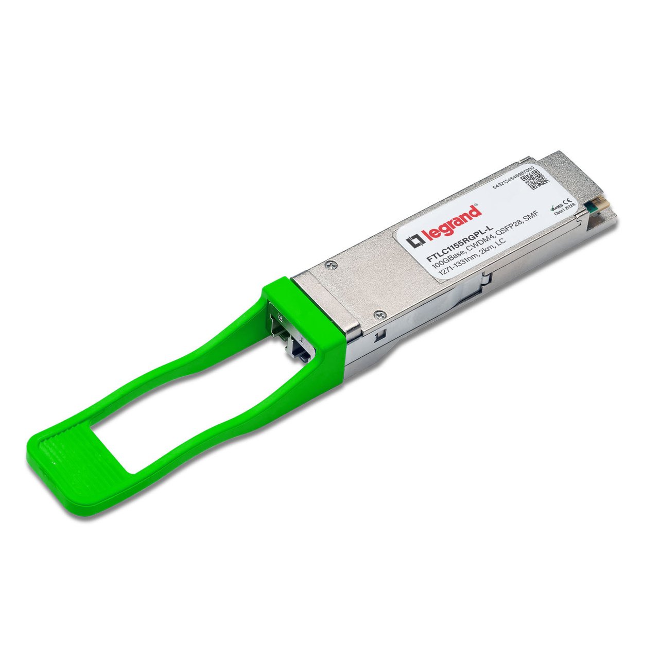 LEGRAND - APPROVED FTLC1155RGPL-OP network transceiver module Fiber optic 100000 Mbit/s QSFP28 1331