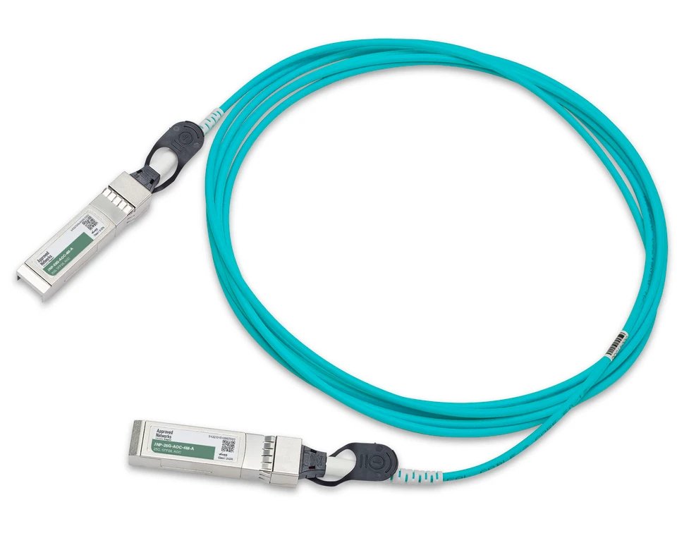 LEGRAND - APPROVED SFP25G-AOC InfiniBand/fibre optic cable 4 m SFP28 Aqua colour JNP-25G-AOC-4M-A