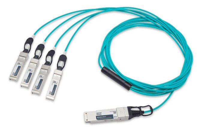 LEGRAND - APPROVED MFA7A50-C012-A InfiniBand/fibre optic cable 12 m QSFP28 4x AOC Aqua colour