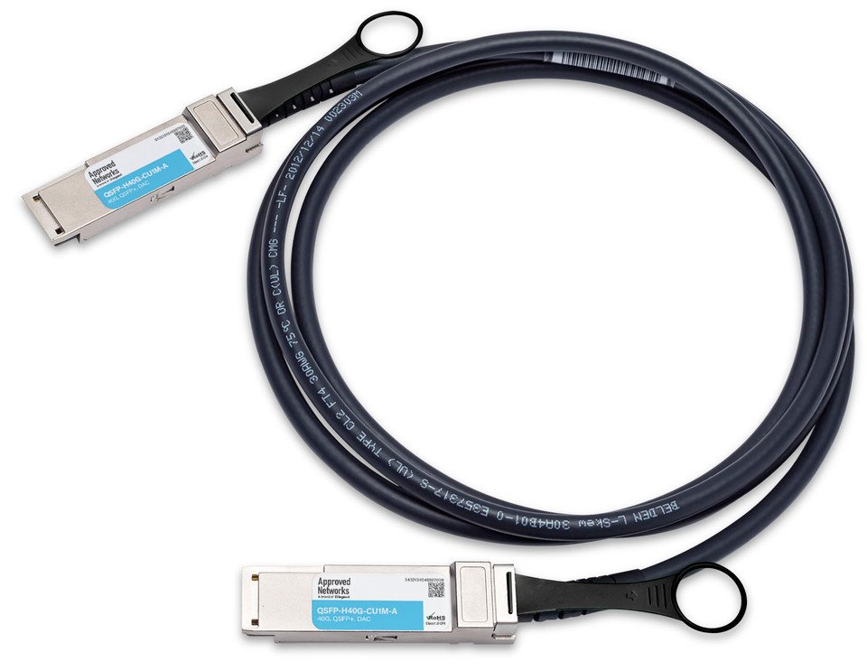 LEGRAND - APPROVED QSFP-H40G-CU1M-A InfiniBand/fibre optic cable 1 m QSFP+ Twinax Black