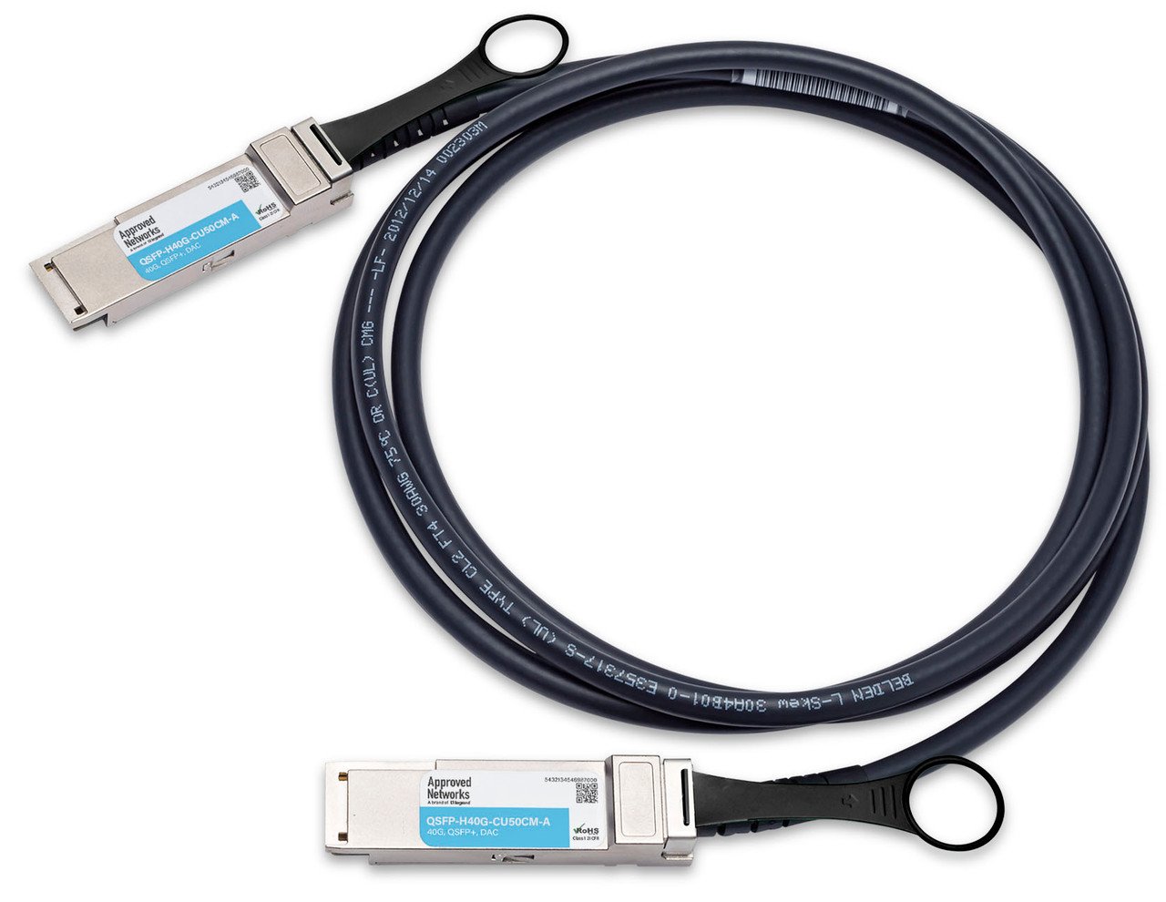 LEGRAND - APPROVED QSFP-H40G-CU50CM-A InfiniBand/fibre optic cable 0.5 m QSFP+ Twinax Black