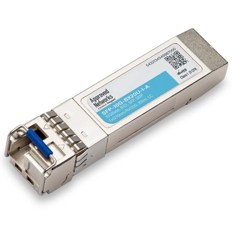 LEGRAND - APPROVED SFP-10G-BX20U-I-A network transceiver module Fiber optic 10000 Mbit/s SFP+