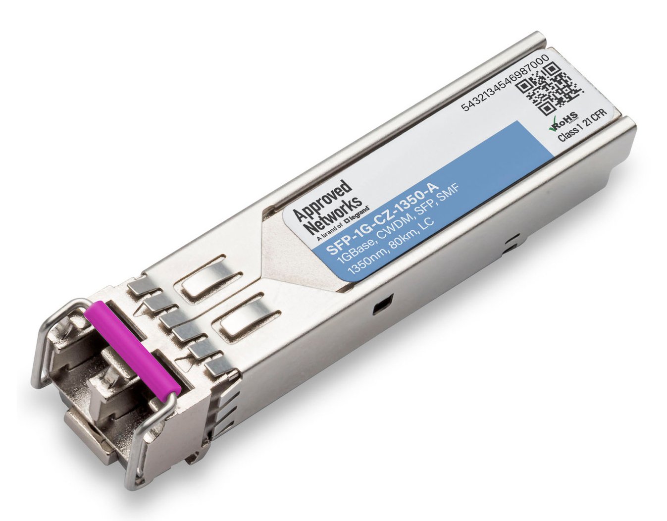 LEGRAND - APPROVED SFP-1G-CZ-1350-A network transceiver module Fiber optic 1250 Mbit/s 1350 nm