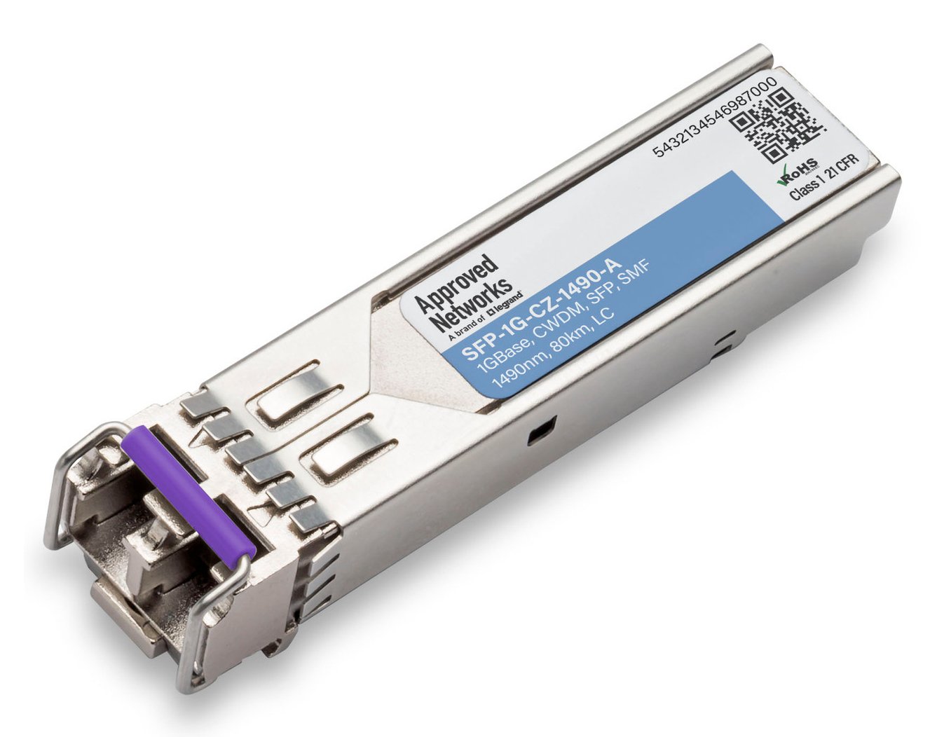 LEGRAND - APPROVED SFP-1G-CZ-1490-A network transceiver module Fiber optic 1250 Mbit/s 1490 nm