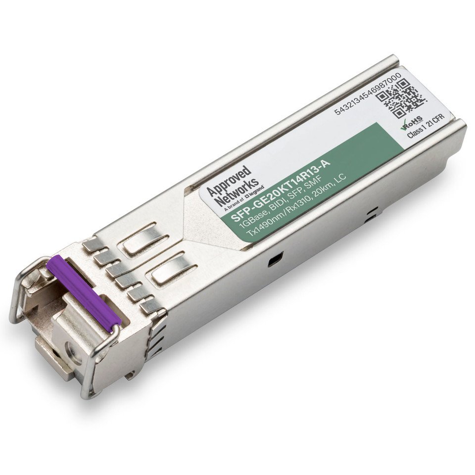 LEGRAND - APPROVED SFP-GE20KT14R13-A network transceiver module Fiber optic 1250 Mbit/s
