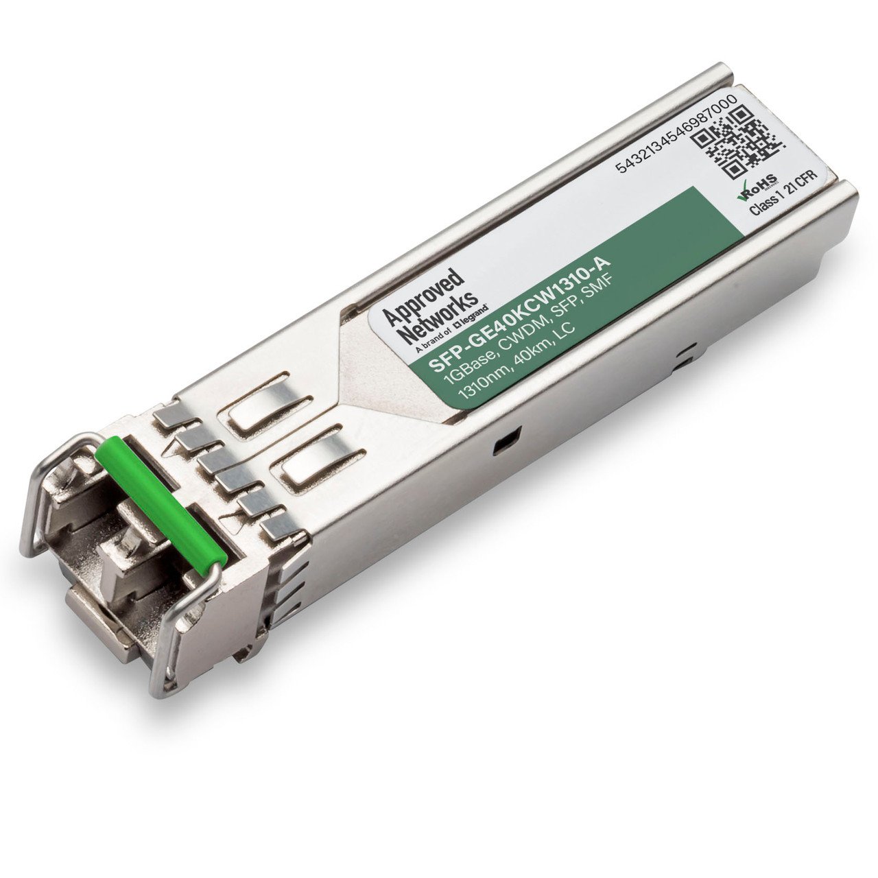 LEGRAND - APPROVED SFP-GE40KCW1310-A network transceiver module Fiber optic 1250 Mbit/s 1310 nm