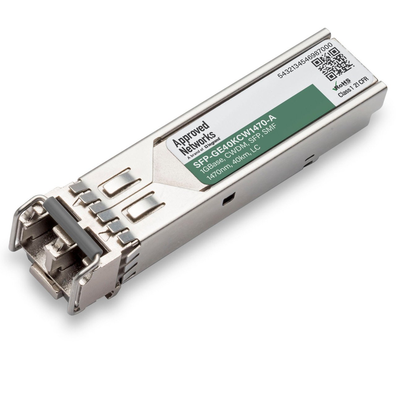 LEGRAND - APPROVED SFP-GE40KCW1470-A network transceiver module Fiber optic 1250 Mbit/s 1470 nm