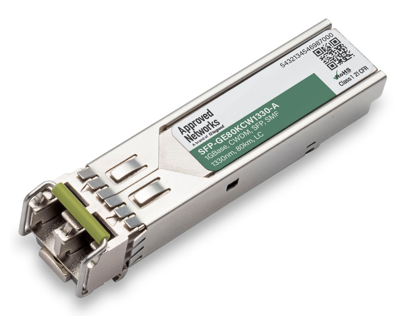 LEGRAND - APPROVED SFP-GE80KCW1330-A network transceiver module Fiber optic 1250 Mbit/s 1330 nm