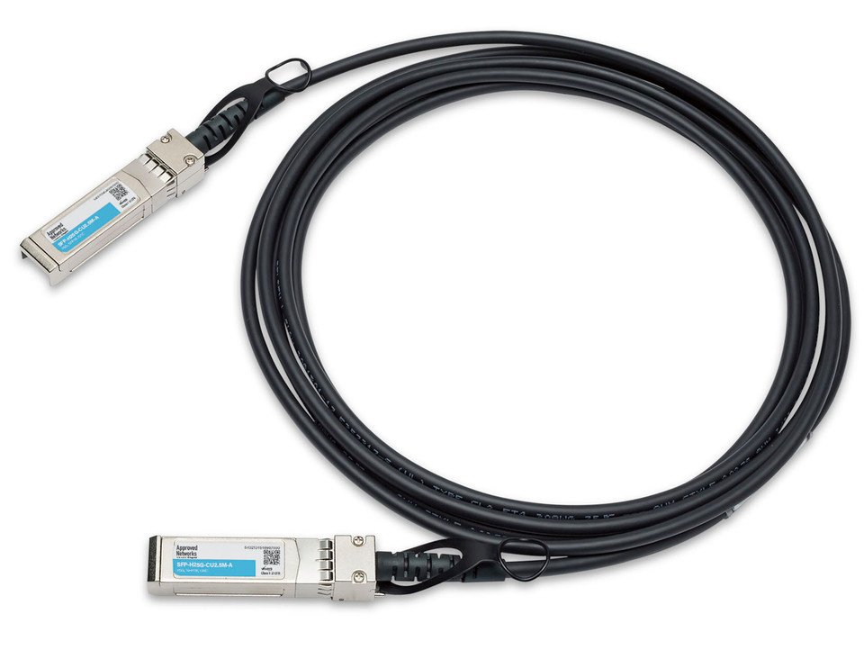 LEGRAND - APPROVED SFP-25GB-DACP InfiniBand/fibre optic cable 2.5 m SFP28 DAC Black SFP-H25G-CU2.5M-A