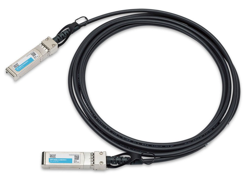 LEGRAND - APPROVED SFP-25GB-DACP InfiniBand/fibre optic cable 0.5 m SFP28 DAC Black SFP-H25G-CU50CM-A