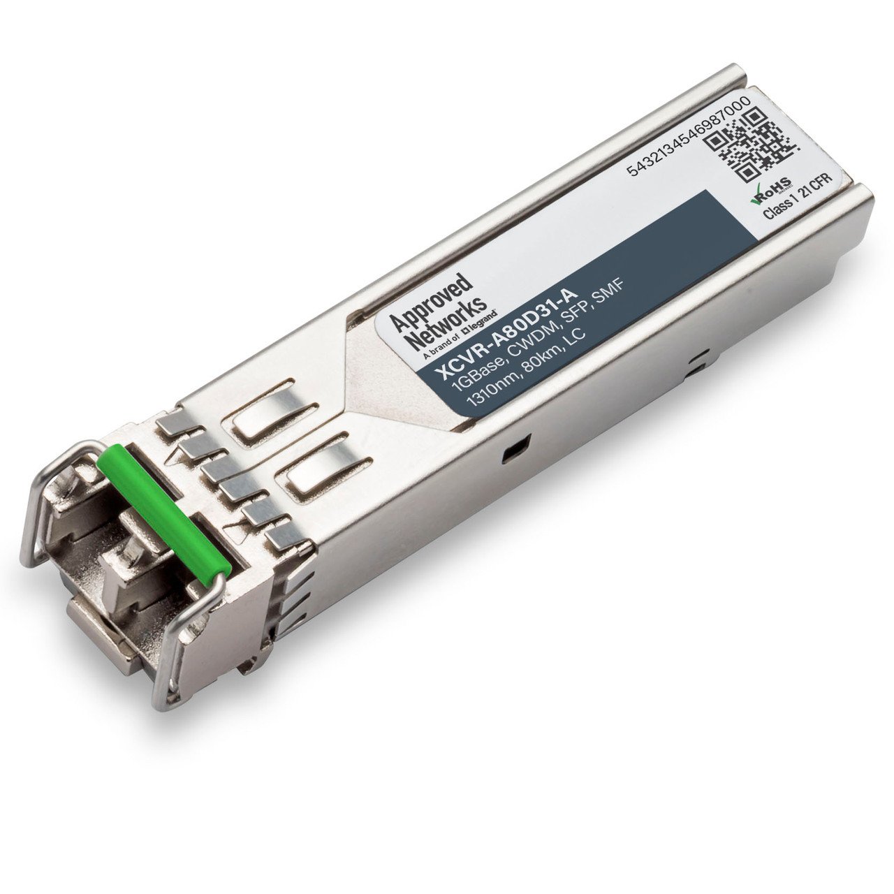 LEGRAND - APPROVED XCVR-A80D31-A network transceiver module Fiber optic 1250 Mbit/s SFP 1310 nm