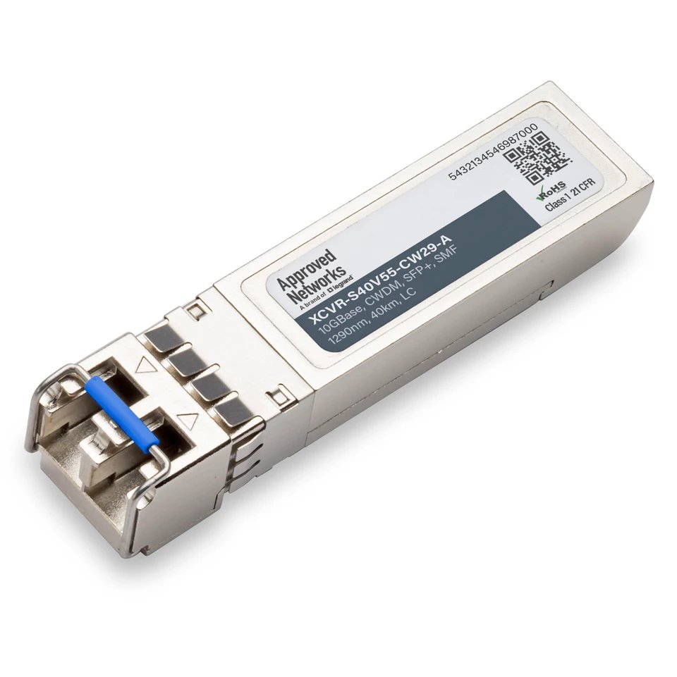 LEGRAND - APPROVED XCVR-S40V55-CW29-A network transceiver module Fiber optic 10 Mbit/s SFP+ 1290 nm