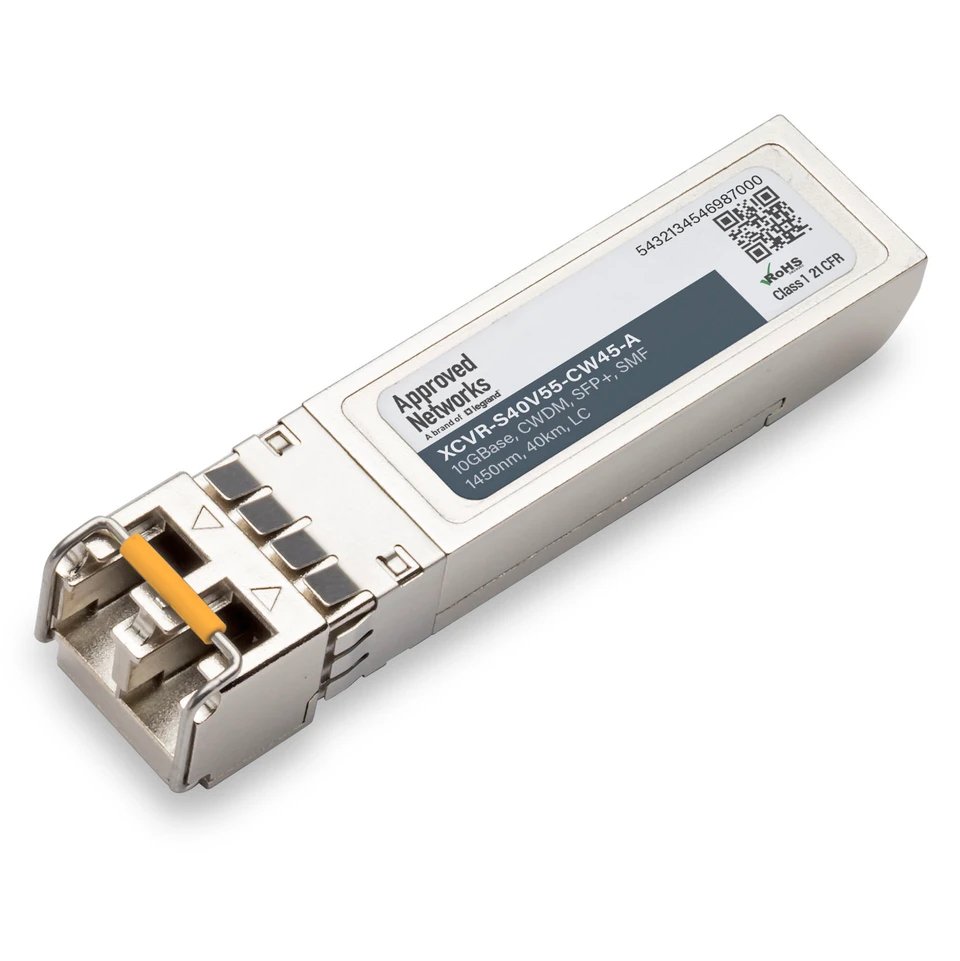 LEGRAND - APPROVED XCVR-S40V55-CW45-A network transceiver module Fiber optic 10 Mbit/s SFP+ 1450 nm