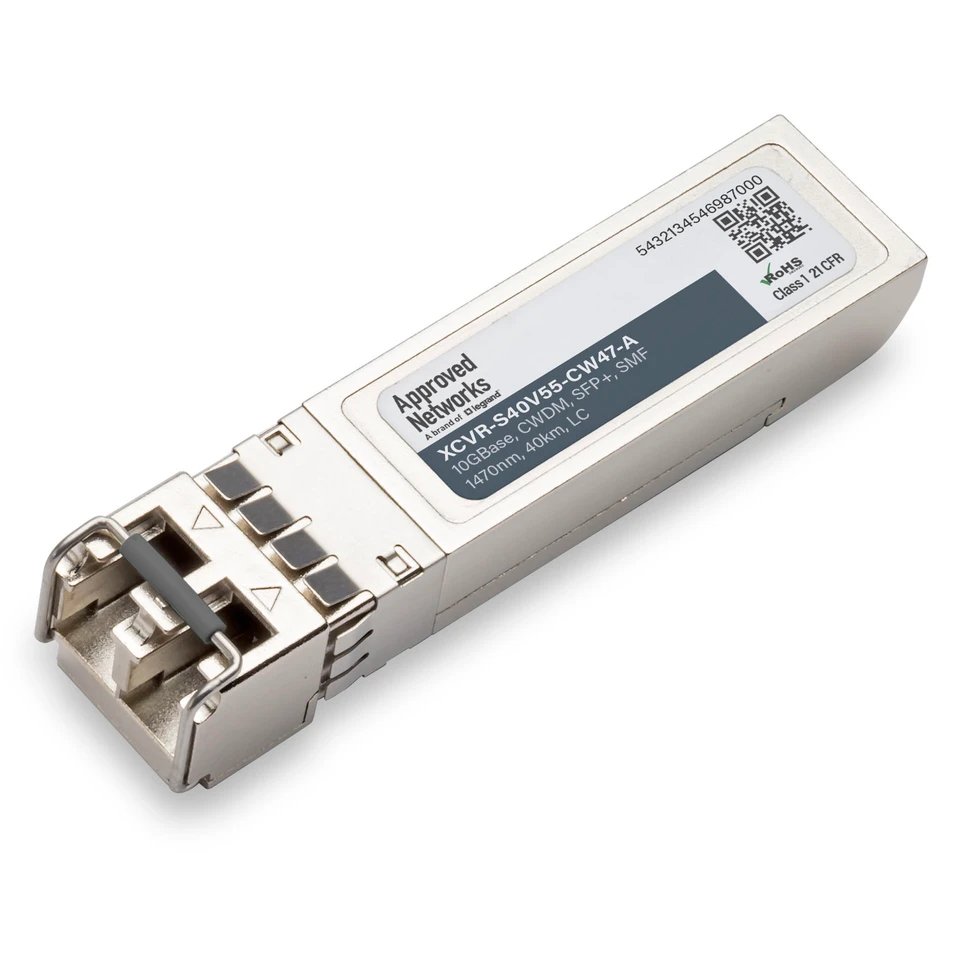 LEGRAND - APPROVED XCVR-S40V55-CW47-A network transceiver module Fiber optic 10 Mbit/s SFP+ 1470 nm