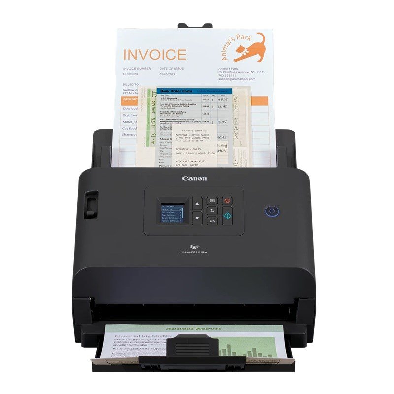 CANON USA - SCANNERS imageFORMULA DR-S250N Sheet-fed scanner 600 x DPI A4 Black 6383C002