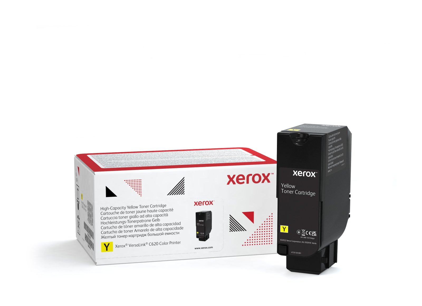 XEROX SUPPLIES Genuine ® VersaLink® C620 Color Printer Yellow High capacity Toner Cartridge (12000