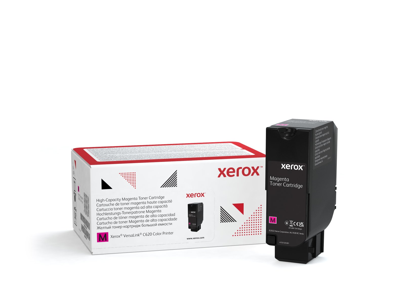 XEROX SUPPLIES Genuine ® VersaLink® C620 Color Printer Magenta High capacity Toner Cartridge (12000