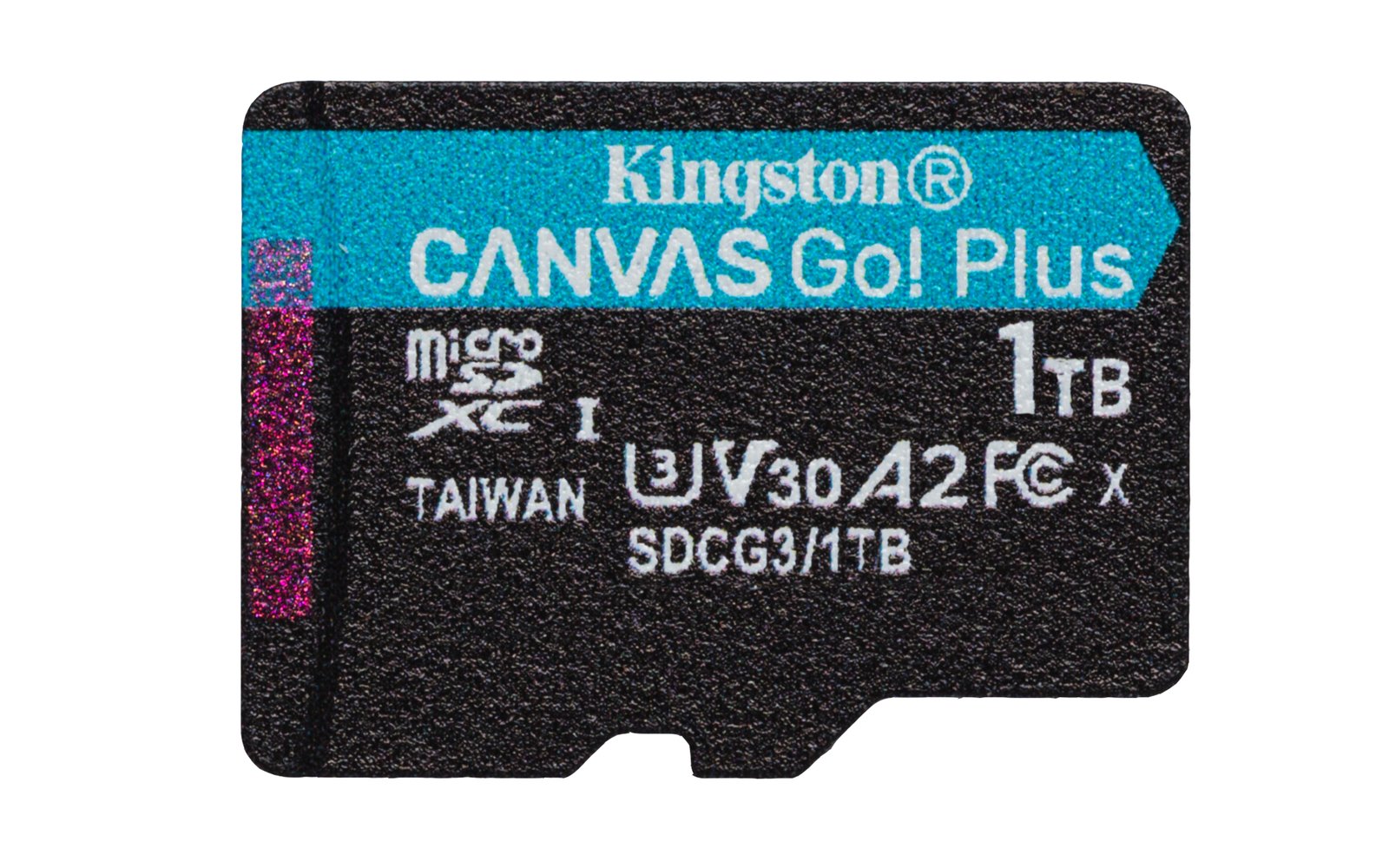 KINGSTON TECHNOLOGY FLASH Canvas Go! Plus 1TB microSDXC 170R A2 U3 V30 Single Pack w/o ADP