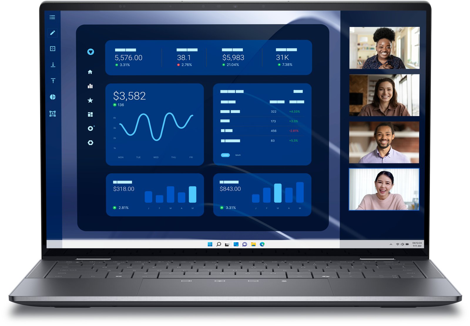 DELL NOTEBOOKS Latitude 9450 2-in-1 Intel Core Ultra 7 165U Hybrid 35.6 cm (14") Touchscreen Quad