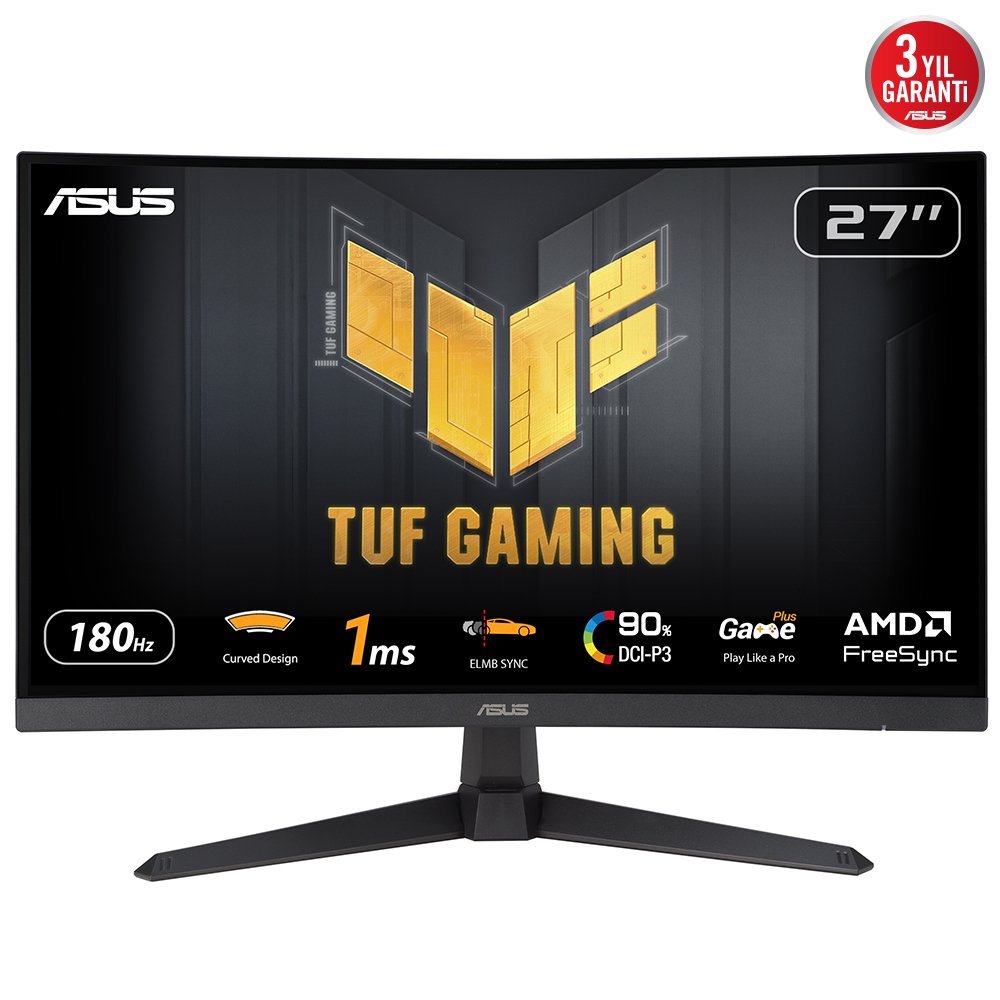 ASUS - DISPLAY TUF Gaming VG27VQ3B computer monitor 68.6 cm (27") 1920 x 1080 pixels Full HD LCD