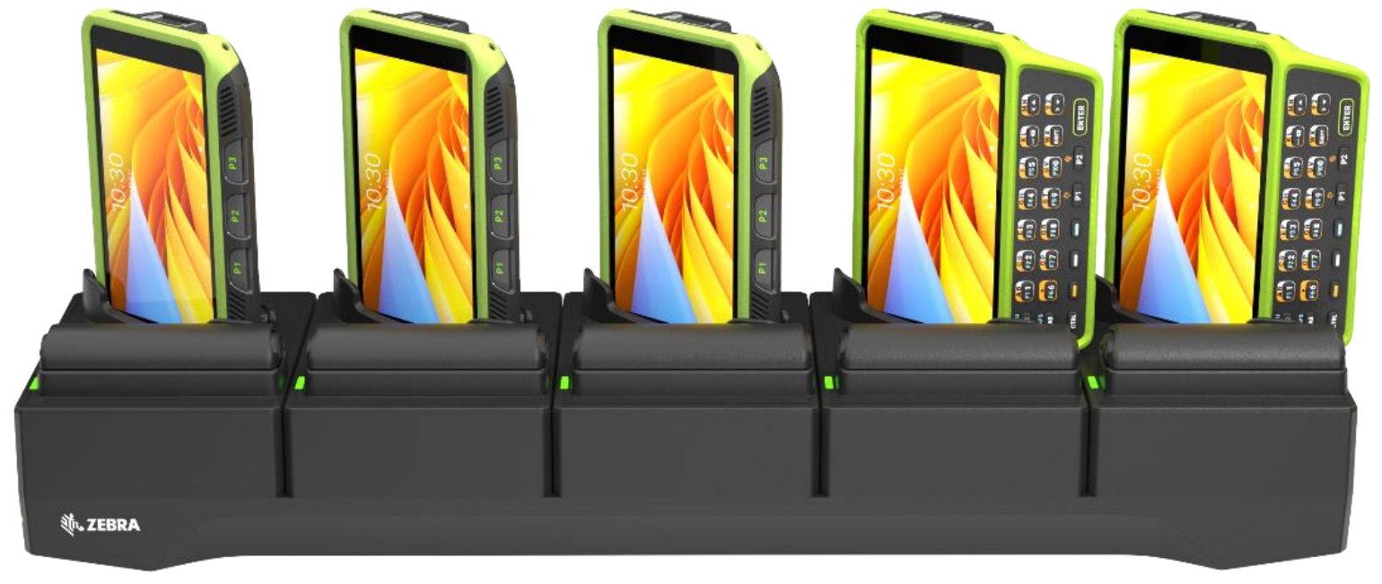 ZEBRA ENTERPRISE MCD-A1 CRD-WT64-5S5BE-01 mobile device charger computer Black Indoor