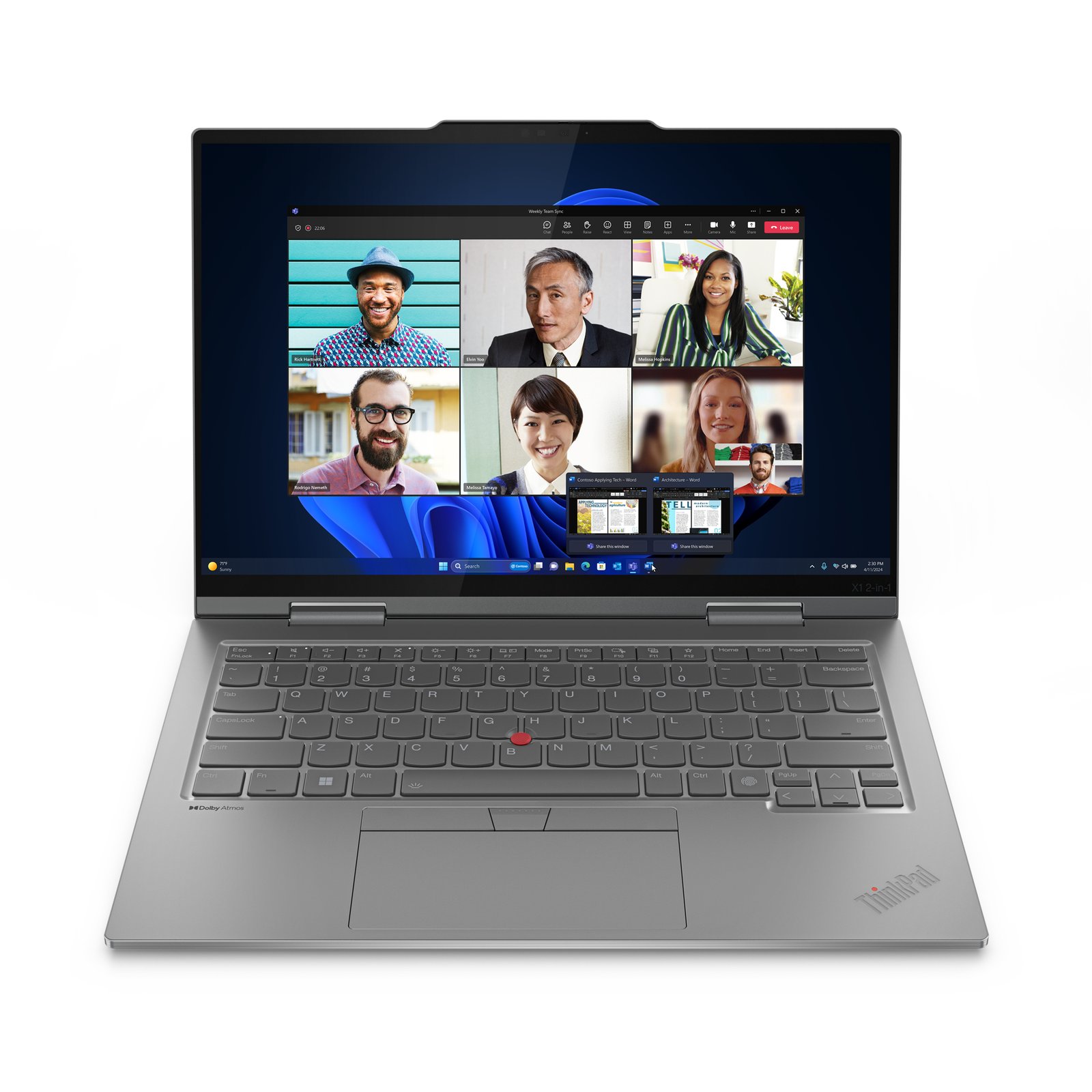LENOVO TOPSELLER PREMIUM ThinkPad X1 2-in-1 Gen 9 Intel Core Ultra 7 165U Hybrid 35.6 cm (14")