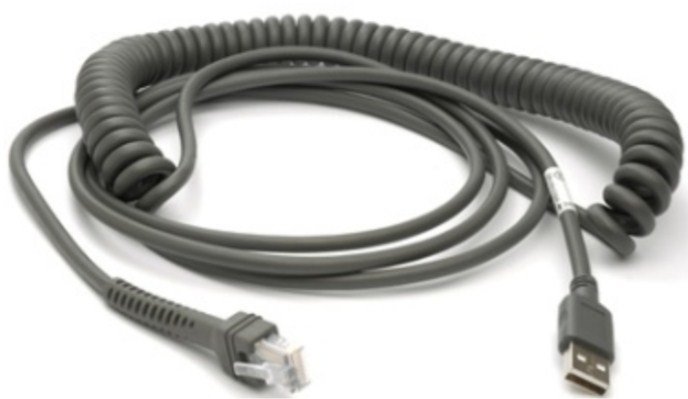ZEBRA ENTERPRISE MCD-A1 Motorola CBA-U09-C15ZAR USB cable 4.57 m A Grey